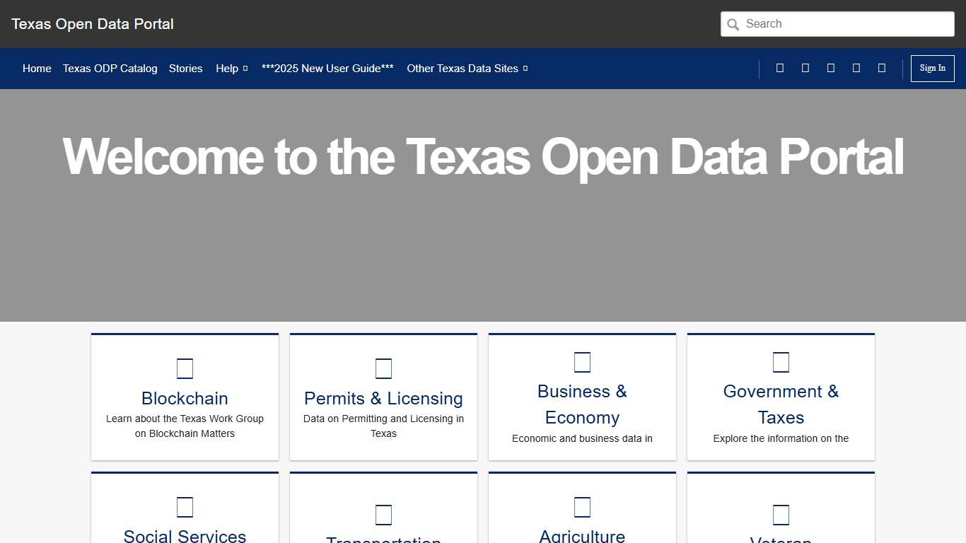 State of Texas | Open Data Portal | Open Data Portal